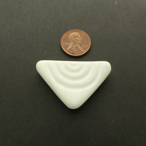 Czech, Conus Shell Slice Copies of Copies, 42x26mm