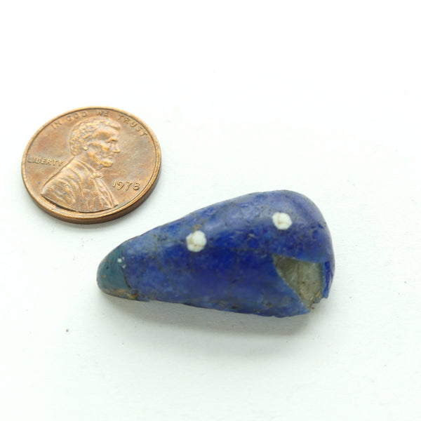 Kiffa, Vintage Blue, 1980s or Earlier 29x17mm, Moderate Damage to One Angle