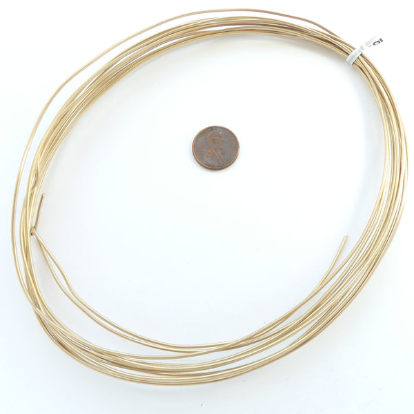 Wire, Gold Filled, 16 Gauge (Heavy) Dead Soft, Sold by the Foot