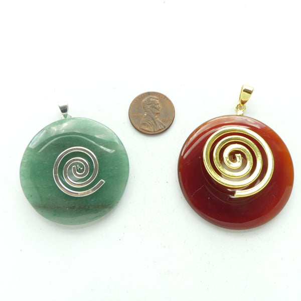 Hematite, Donut (Bi), 45mm Diameter
