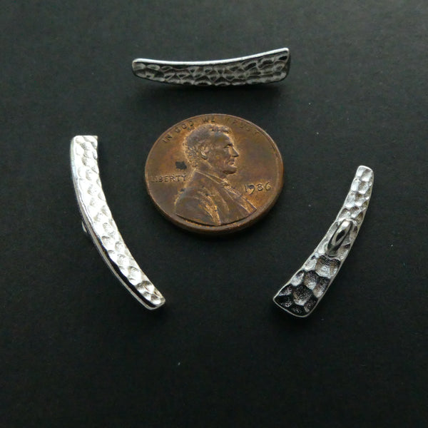 Toggle Bar, Cast Metal, Silver Tone, Sold Individually, 4x26mm
