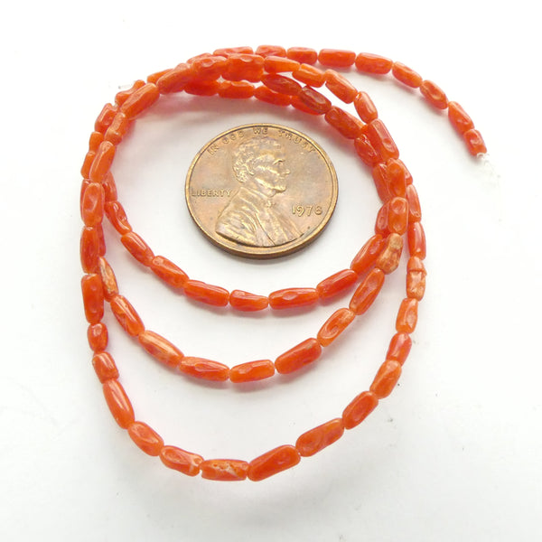 Coral, Mini Branches Drilled Lengthwise, 4x2mm on