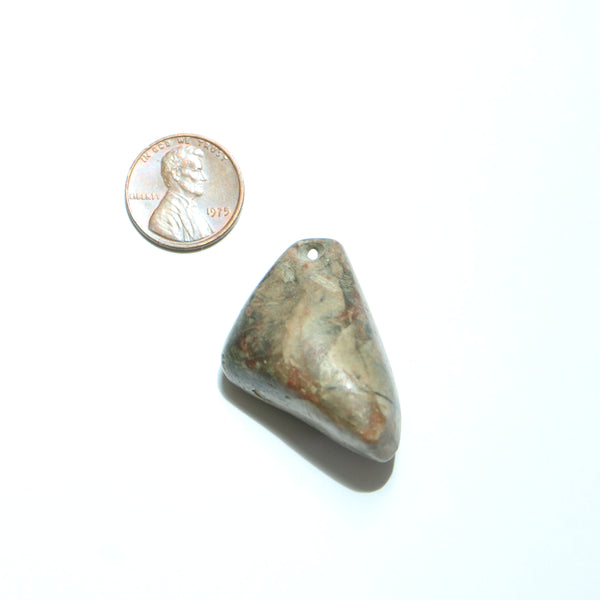 Ancient, Maya Stone Pendant, Hardstone Drilled