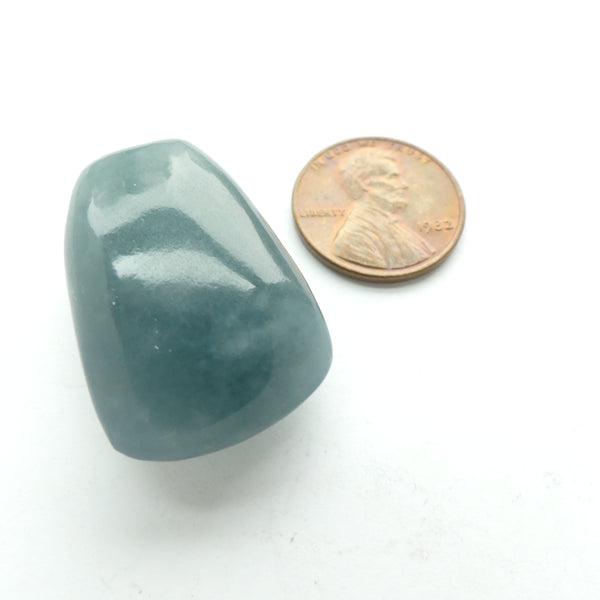 Jade Axe Blade Shape Pendants, 15mm Wide x 30mm Tall