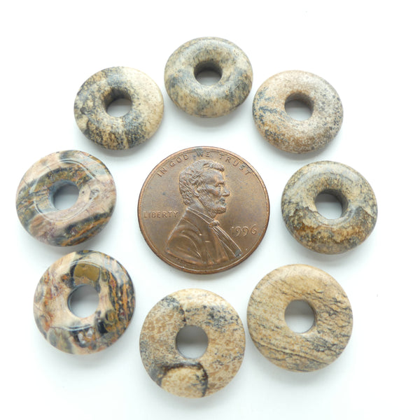 Picture Jasper, Donut (Bi), 14mm