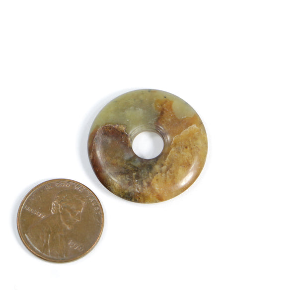 Serpentine, Multi-color, Donut (Bi), 25mm Diameter