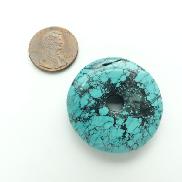 Turquoise, Donut (Bi), 32mm