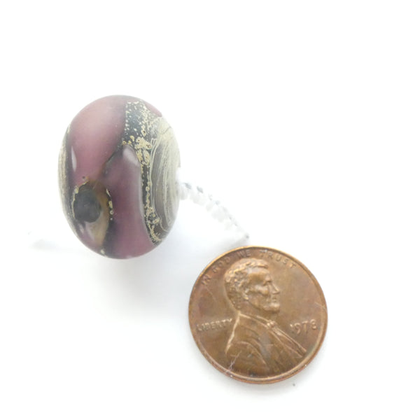 Alethia Donathan Rondelles, Lavender, 14x21mm, Sold Individually