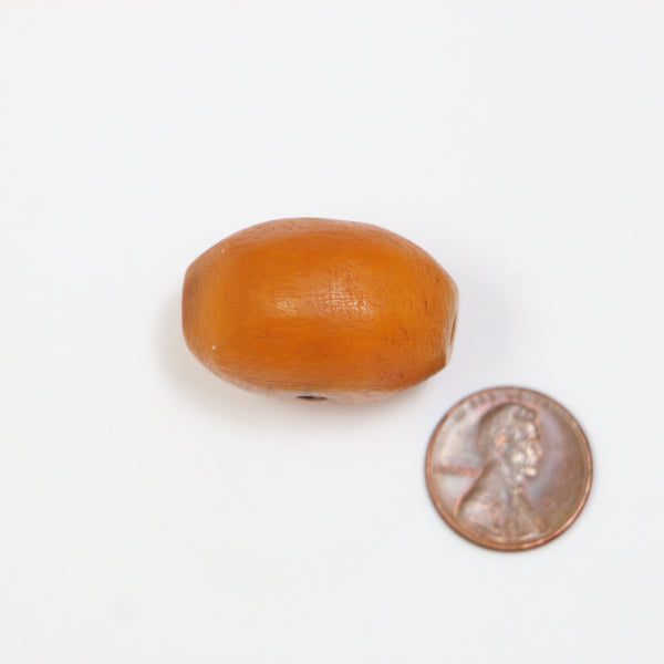 African Amber, Modified Diamond Shape with 2 Holes, 30x27mm