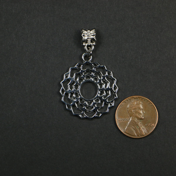 Pendants, Medium, Chakra Symbols, Crown Chakra, 27mm Diameter