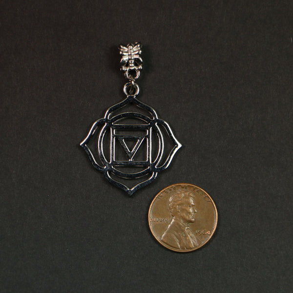 Pendants, Medium, Chakra Symbols, Root Chakra, 28mm Diameter, Sold Individually