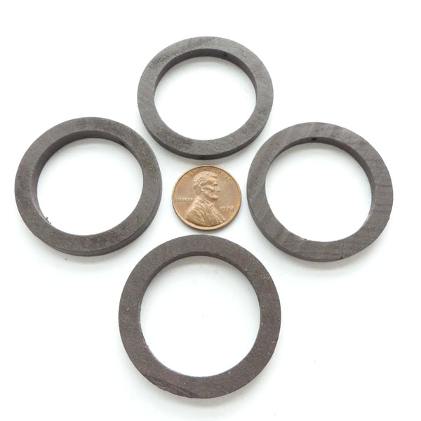 Wood Shapes, Circle Dark Brown 40mm Diameter, Sold by Sets of 4