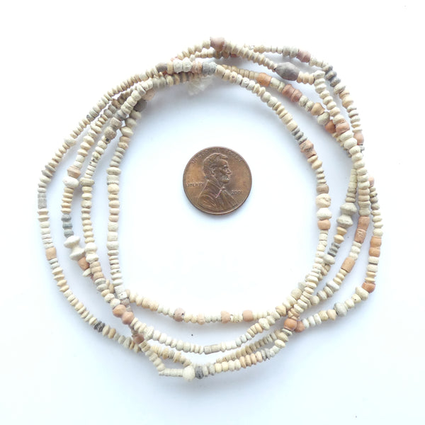 Clay Beads, Mini Tubes, Mali