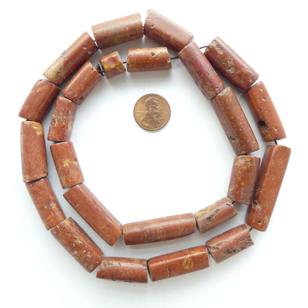 Bauxite, Vintage (African Pipestone) Large Tubes