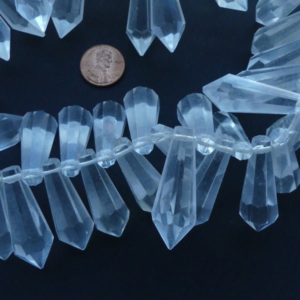 Glass Crystal Points from the African Trade