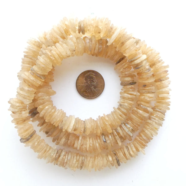 Neolithic quartz beads from Mali on Bead-Zone.com