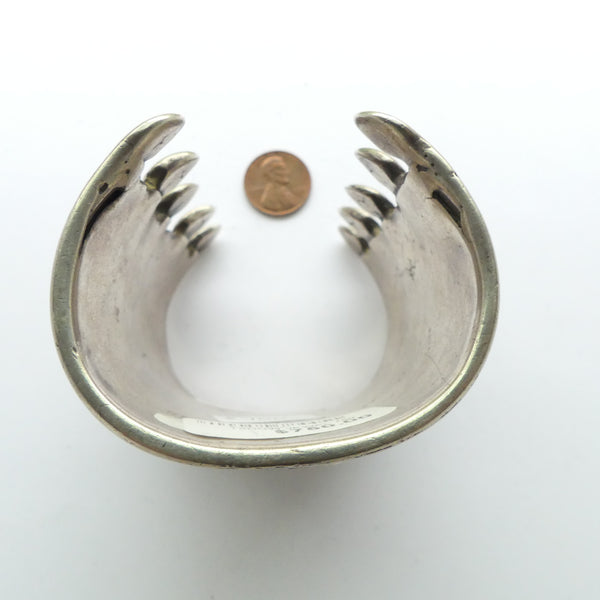 Turkoman Cuff, Vintage with 6 Carnelians