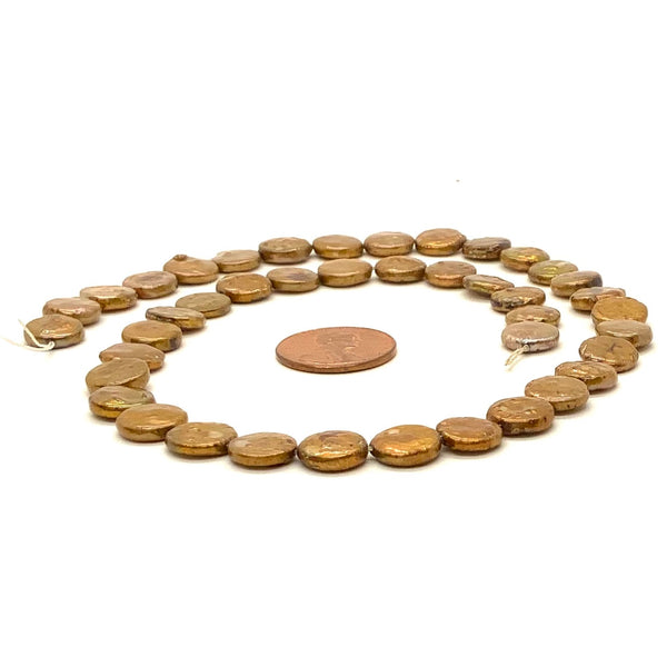 bronze coin pearls