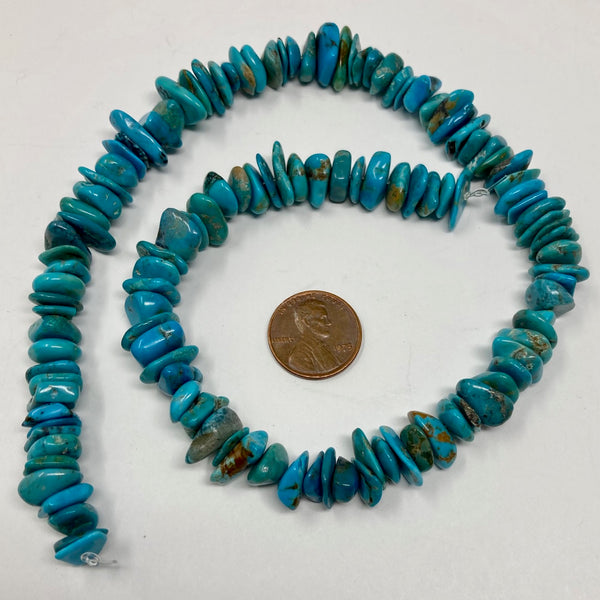 large turquoise chips Bead-Zone.com