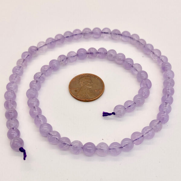 Cape amethyst round beads Bead-Zone.com