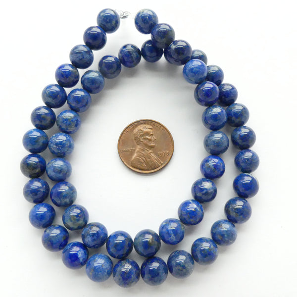 Lapis Lazuli Round 8mm on 16-inch Strands