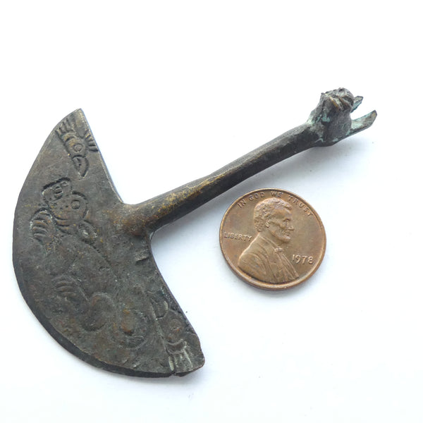 Peruvian Llama Head Blade, 75x50mm