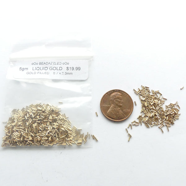 Gold Filled Liquid Gold 2.3x0.7 Pkg of 5 grams