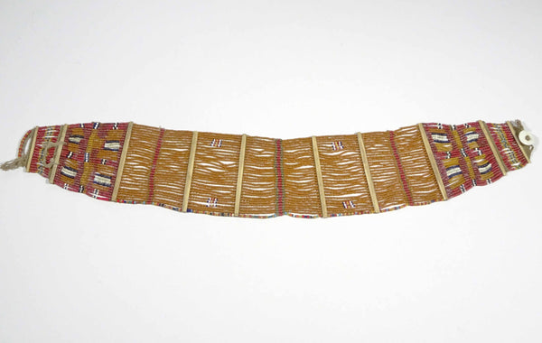 Naga Belt, Antique Glass Bead Belt, 30 ½” inches