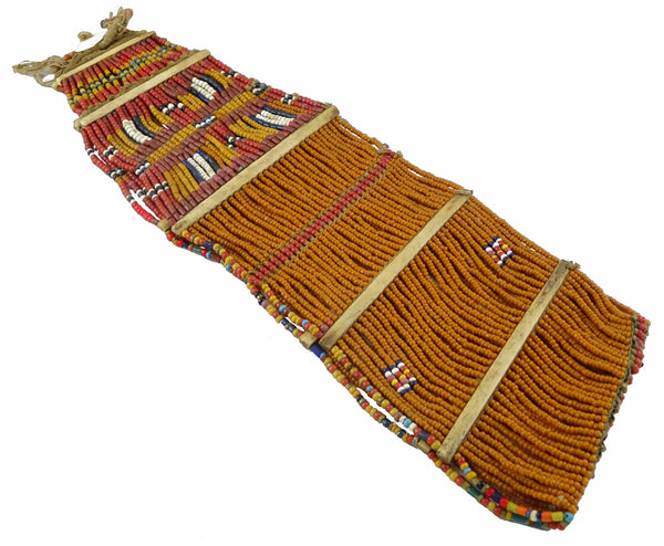Naga Belt, Antique Glass Bead Belt, 30 ½” inches