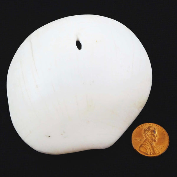 Naga Shell Disc, Antique, Large 3 x 3 inches