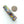 Millefiori Antique Trade Bead, Multicolor/Multi-pattern, Extra Extra Long Bead, 49x12mm