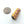 Millefiori Antique Trade Beads, Warm Amber & Brick with a Hint of Blue, 26x12mm