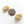 Lampwork, Antique Venetian,  Diamond Shape Tabular, 20x13mm with Latticino, Set of 2