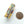 Millefiori Trade Bead, Red Star Murrini on Mosaic Canes Laid Lengthwise, 38x13mm