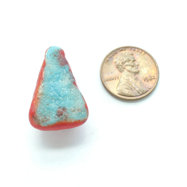 Kiffa, Red, Vintage or Older, 27x17mm in Perfect Condition