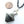 Moroccan Silver Tuareg Iferouane Style Pendant with Ebony, 46mm Strung with Beads