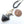 Moroccan Silver Tuareg Iferouane Style Pendant with Ebony, 46mm Long on Beaded Cord