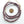 Striped Antique Venetian Glass Seed Beads, White & Blue on Brown, 3-4mm on 22-inch Strands
