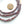 Striped Antique Venetian Glass Seed Beads, White & Blue on Brown, 3-4mm on 22-inch Strands