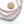 Molded Vintage Czech Glass (Prosser) Oval 5x4mm Lavender on 20-inch Strands