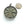 Bronze, Antique Coin Pendant, 33mm Diameter, Set in Metal Frame