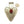 Turkoman, Pendant, Heart Shaped with Carnelian Cabochon, 2.25x3.25 inches