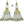 Turkoman Vintage Ornaments Similar to Earrings, 9 inches long, Sold Individually