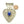 Turkoman New Heart-Shaped Pendant with Lapis, 2x3 inches