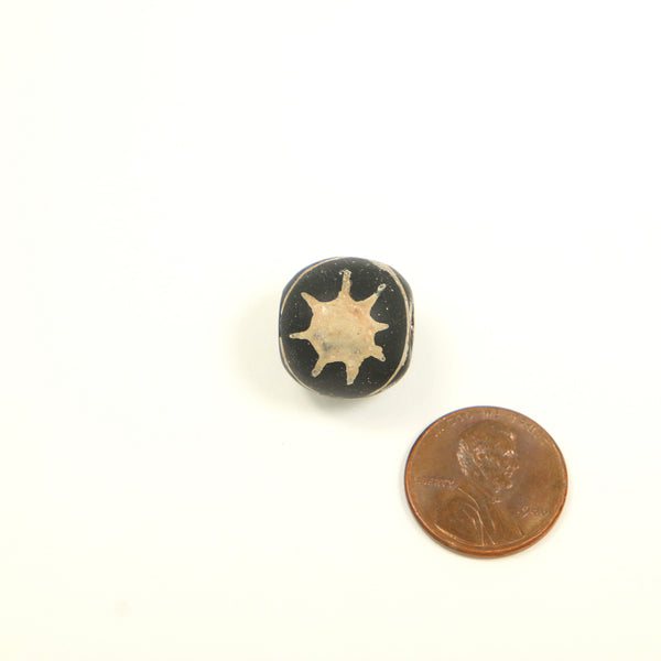 Bird Beads, Indonesian, Replica of Ancient Bead, 17mm Diameter