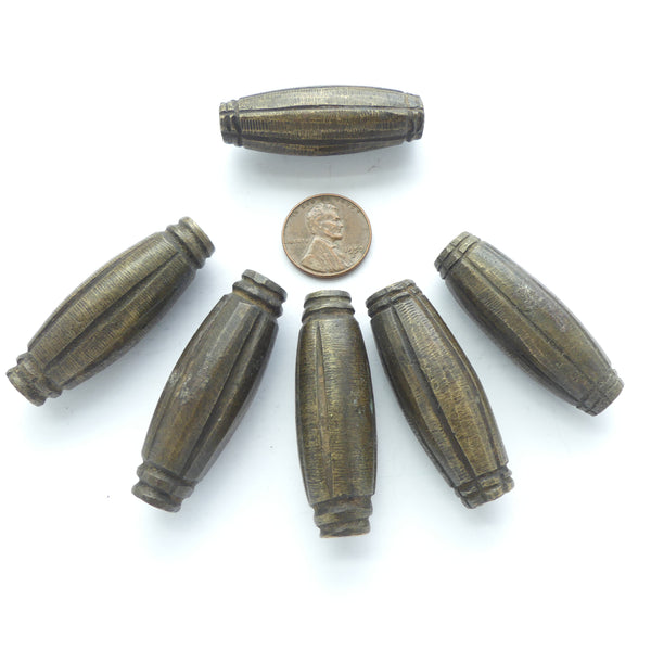 Bronze, Large Heavy Antique Beads from Odisha, India,  Sold Individually