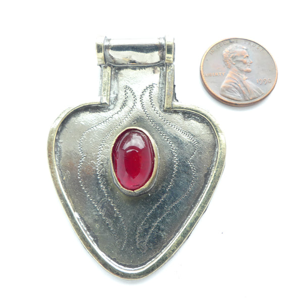 Turkoman Style, Heart Shape Pendant