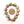 Cloisonne, Vintage Round, 10mm Brick Red With Flowers, Sold Individually