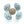 Kingfisher Feather Beads in Silver,  Oval  22x15mm, Sold Individually