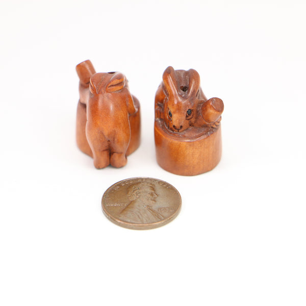 Ojime, Naughty Bunny in the Jam Jar, 20mm, Sold Individually